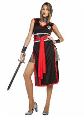 Black Crusader costume for women