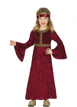 Fato de senhora medieval para menina