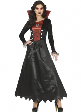 Fato de Lady Vampiress para mulher