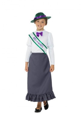 Fato de senhora vitoriana para menina