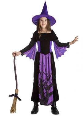 Fato de Bruxa da Floresta para menina