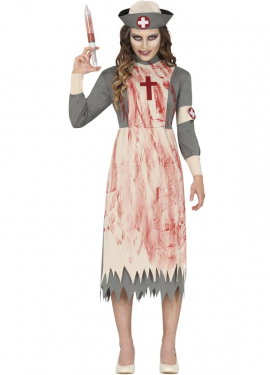 Fato de enfermeira morta para mulheres no Dia das Bruxas