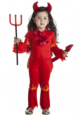 Fato de demônio para menina