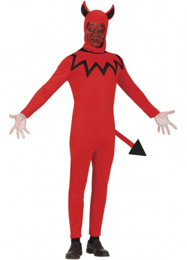 Fato de demônio vermelho para homem