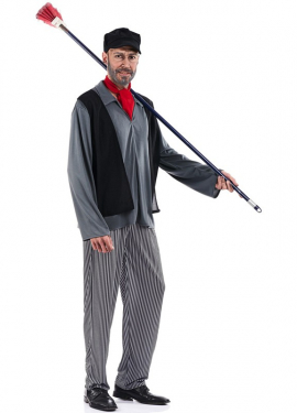 Fato de limpador de chaminés para homem