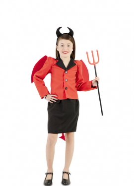 Fato de diabo elegante para menina