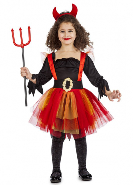 Fato de Diablesa Tutu para menina