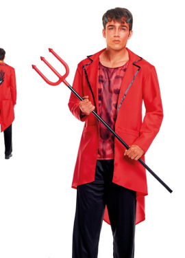 Fato de diabo com jaqueta elegante para homem