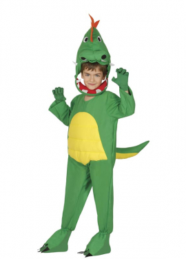 Fato de dinossauro verde