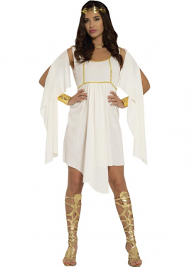 Fato de deusa grega para mulheres