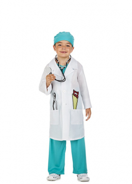 Fato de cirurgião médico para menino