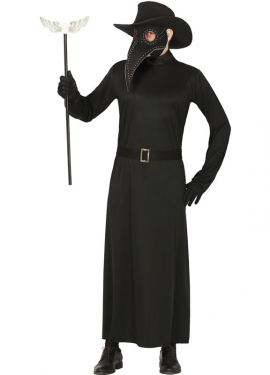 Fato de médico da peste para homem