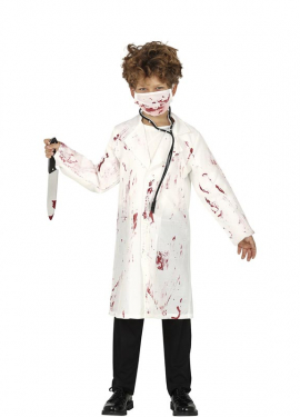 Fato de Zombie Doctor para criança