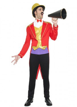 Fato de domador de circo para homem