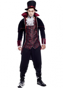 Men's Victorian Dracula Costume
