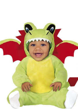 Fato de dragão com asas para bebé