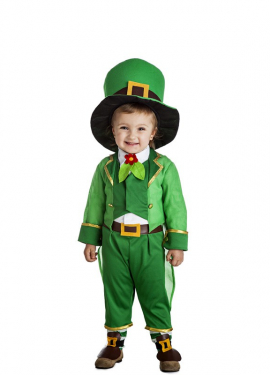 Fato de duende irlandês para crianças