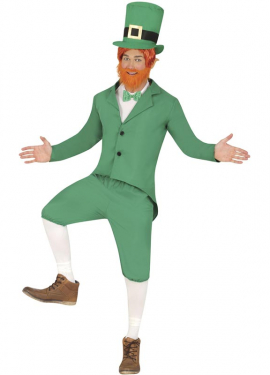 Irish Green Leprechaun Leprechaun Costume for Men