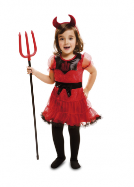 Fato de diabo doce para bebê e menina
