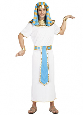 Fato de Egípcio azul para homem