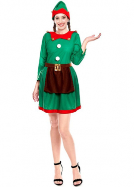 Christmas Elf Costume Santa's Helper for Women