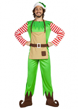 Christmas Elf Costume for Men