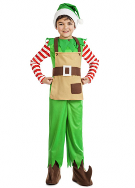 Fato de duende de Natal para criança