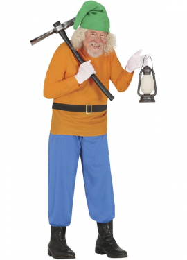 Orange Dwarf costume for men