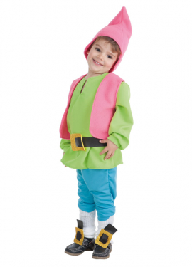 Green Fairy Tale Dwarf Costume for Baby