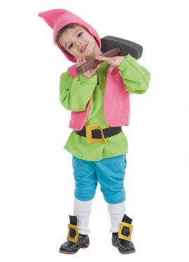 Green Fairy Tale Dwarf Costume for Child