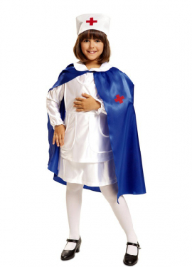 Nurse Costume with Cape for girl