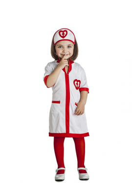 Hearts Nurse Costume for girl