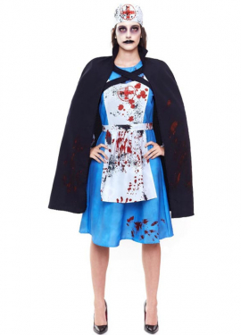 Zombie Nurse Costume for Women