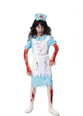 Zombie Nurse Costume for Girls