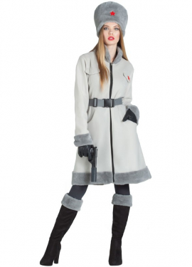 Fato de espião russo para mulher