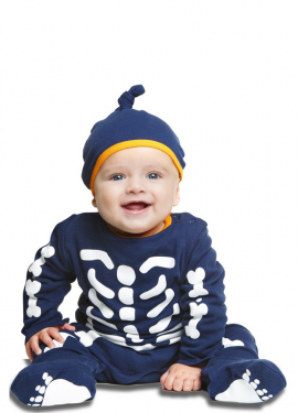 Blue Skeleton Costume for Baby