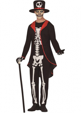 Elegant Skeleton Costume for Men