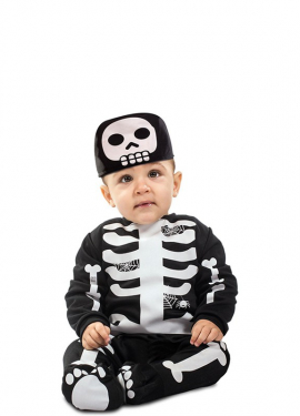 Skeleton costume for baby