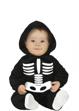 Skeleton costume for baby
