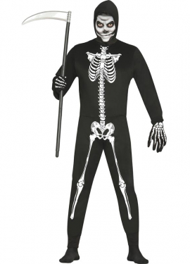 Skeleton costume for men