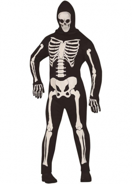 Skeleton costume for men