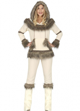 White Eskimo costume for women