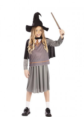 Fato de estudante mágico para menina