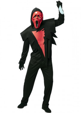 Red Killer Ghost Costume with Mask for Men