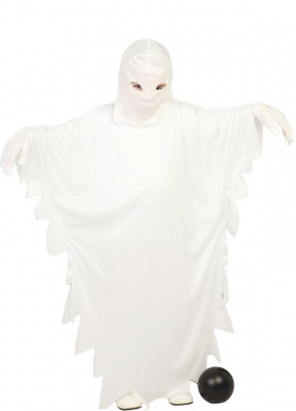 Fato de Ghost branco para crianças