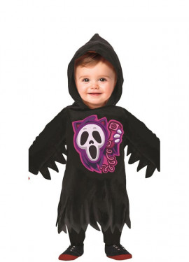 Fantasia de fantasma com capuz para bebê