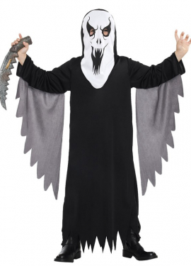 Black Ghost Costume for Boys