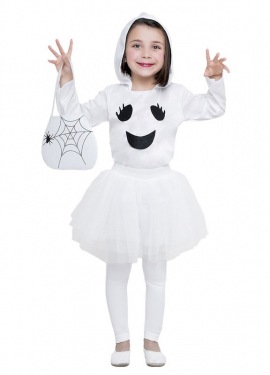 Fato de Tutu fantasma para menina