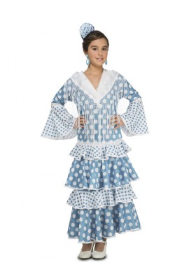 Fato de Flamenca Guadalquivir para menina