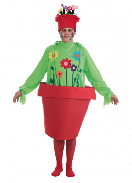 Fato de vaso de flores para homem